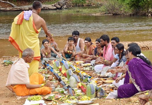 pooja in Kumaradhara banks